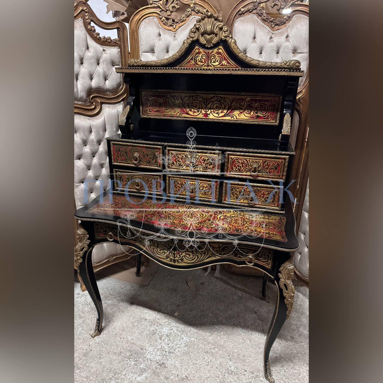 Бюро/Стол письменный в стиле Буль