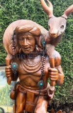 Статуя/Скульптурная композиция/Индеец/Охотник 8