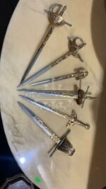 Комплект клуазоне/Набор декоративных шпаг (6 штук) 13