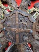 Декоративный элемент/Герб и шпага 2 штуки 10