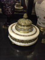 Чернильница мраморная винтажная 7