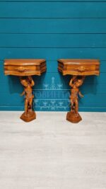 Консоль/Тумба прикроватная с путти 2 штуки 15