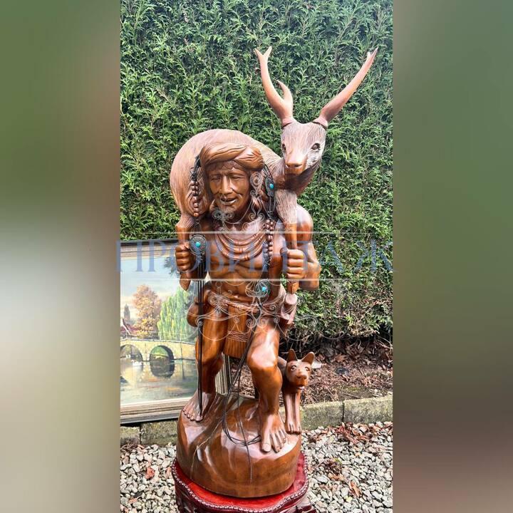 Статуя/Скульптурная композиция/Индеец/Охотник 3
