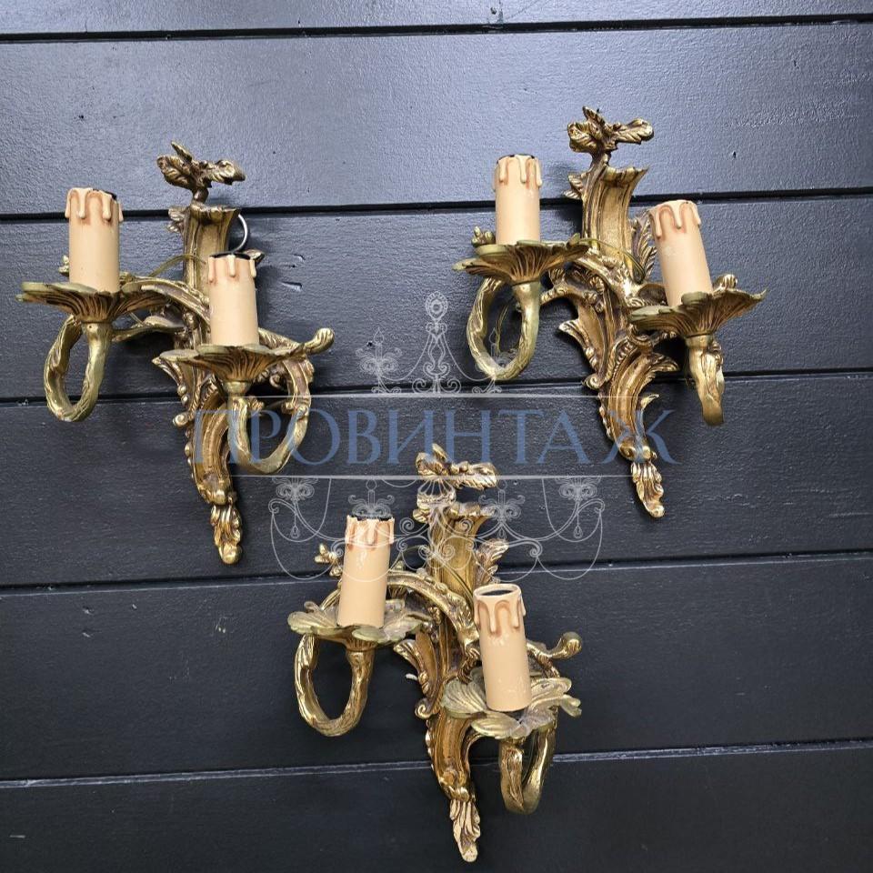 Бра в стиле венецианского барокко 3 штуки 3 Бра в стиле венецианского барокко 3 штуки 3