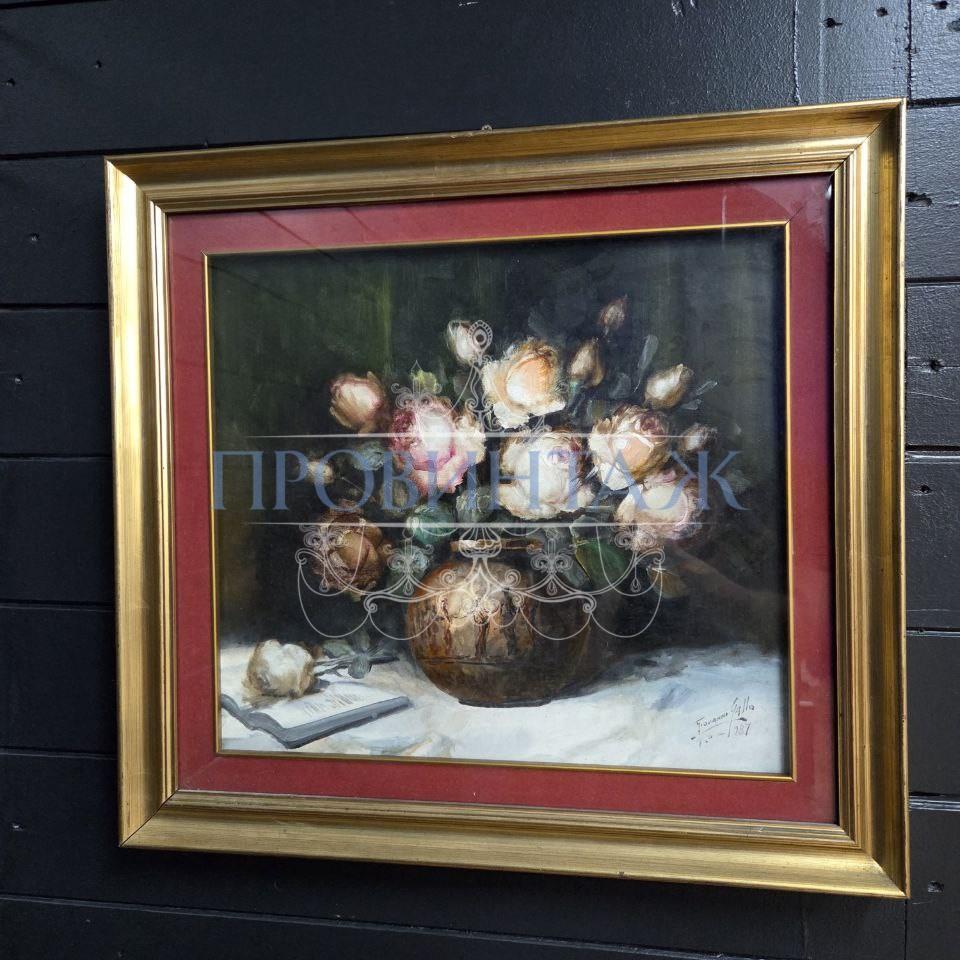 Картина винтажная Цветы