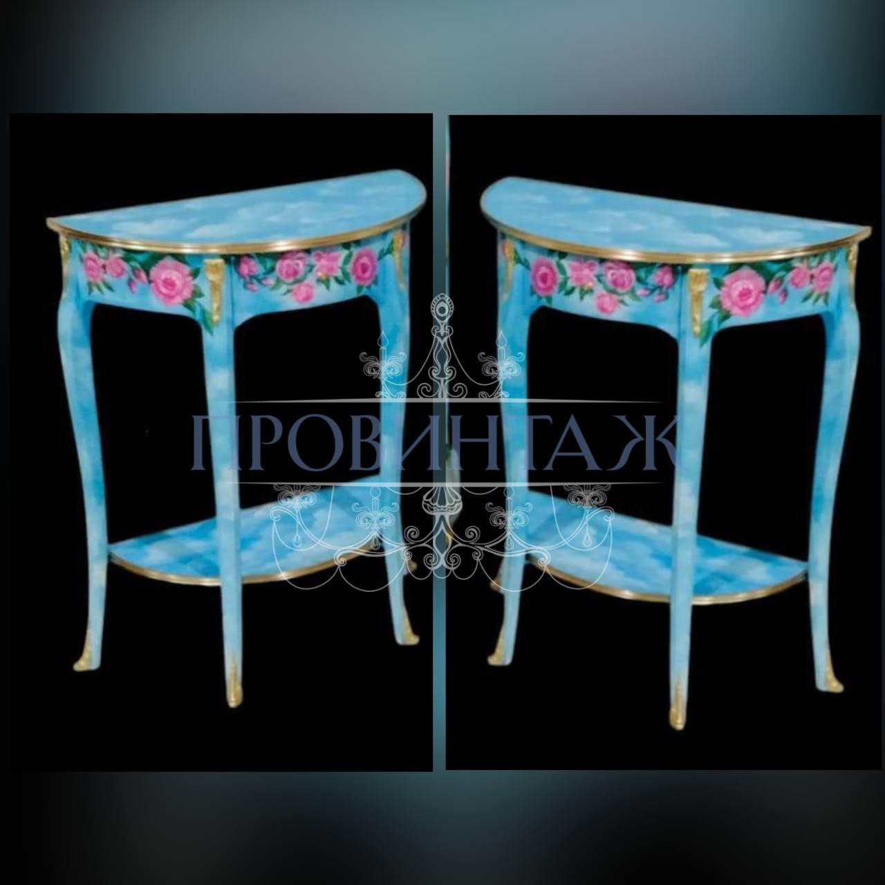 Стол/Подставка в стиле венецианского барокко 2 штуки 3 Стол/Подставка в стиле венецианского барокко 2 штуки 3