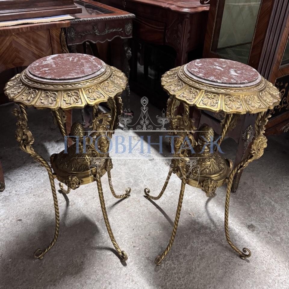 Подставка в стиле Людовика XV 2 штуки