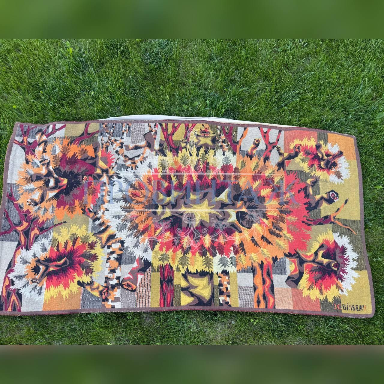 Гобелен шерстяной винтажный