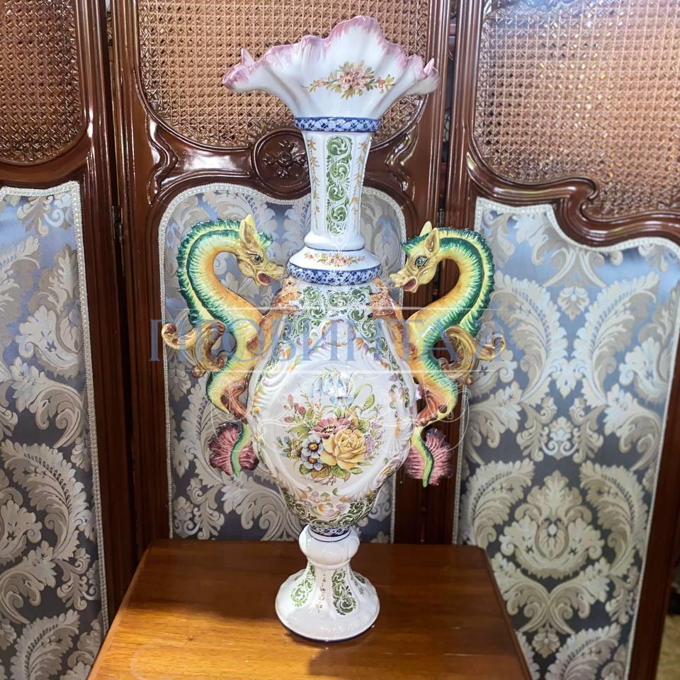 Ваза/Амфора в стиле шинуазри с драконами