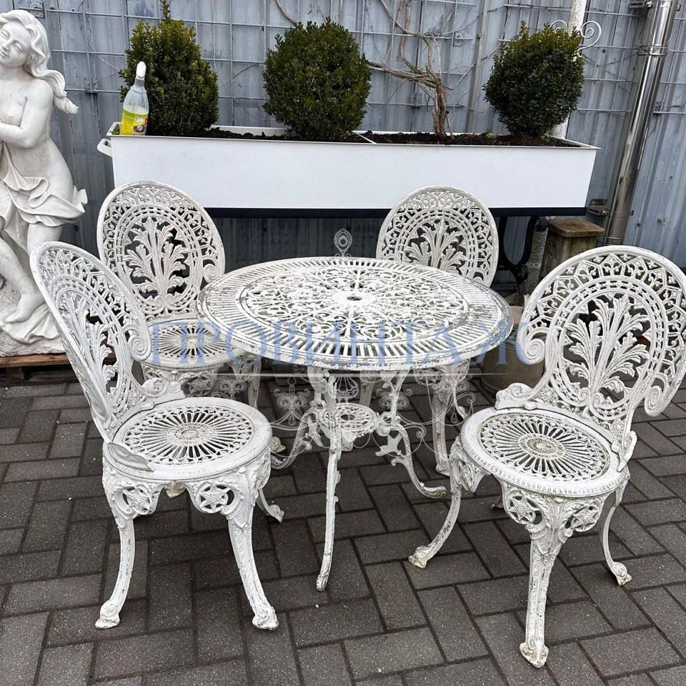 Комплект мебели садово-парковый: стол и стул 4 штуки