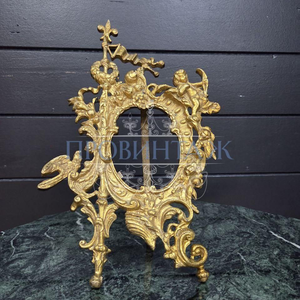 Зеркало напольное в стиле барокко с путти 5