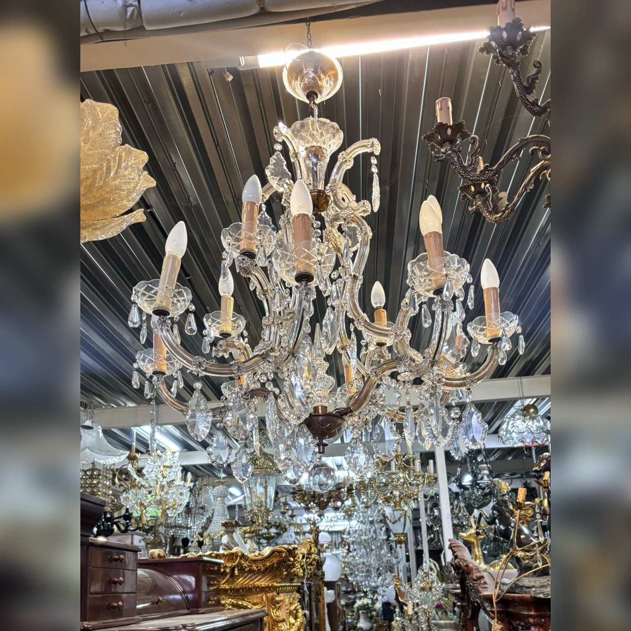 Люстра винтажная