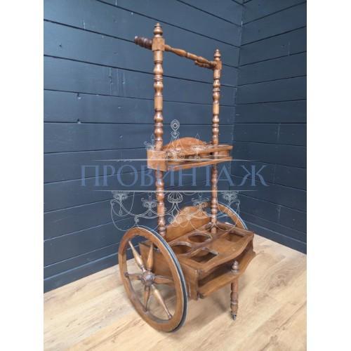 Стол сервировочный/Подставка для бутылок винтажная