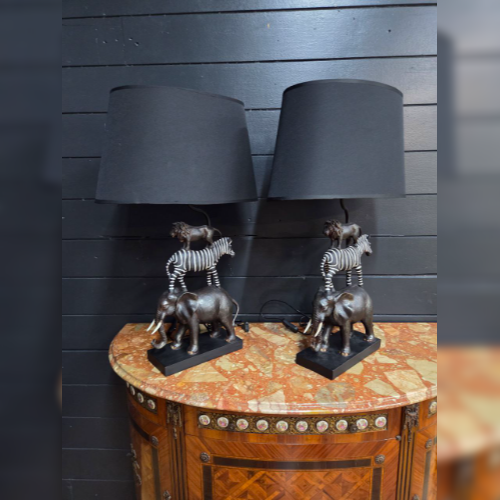 Лампа настольная анималистическая 2 штуки