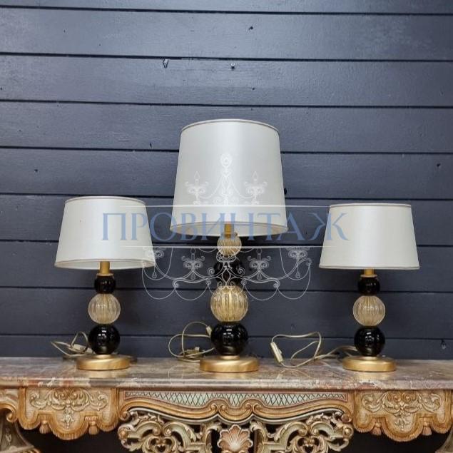 Комплект: Лампа настольная винтажная 3 штуки