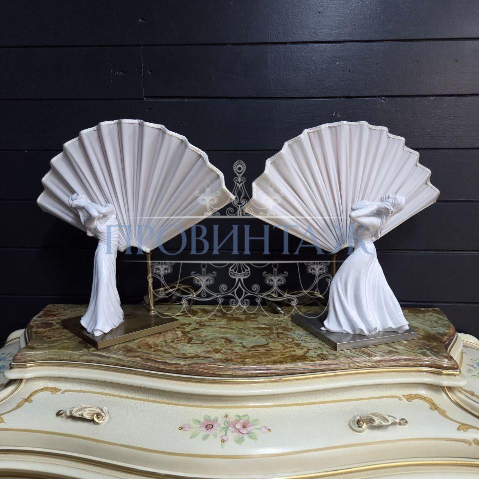 Лампа настольная винтажная 2 штуки