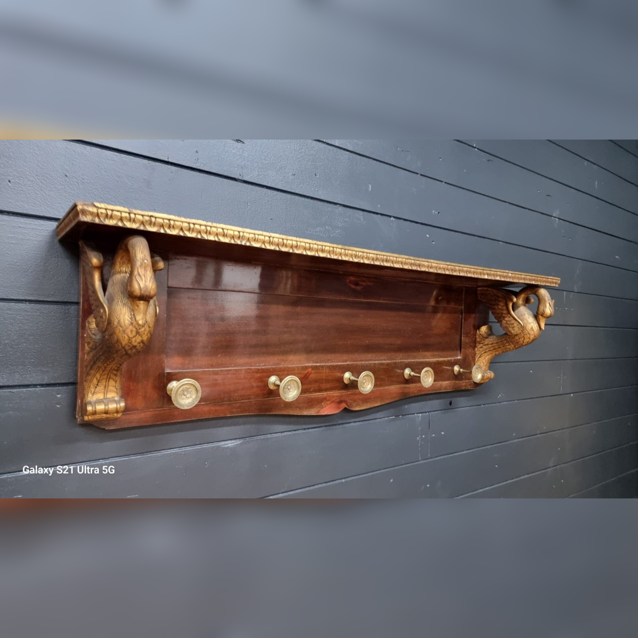 Комплект: Тумба/Витрина миниатюрная и Зеркало винтажное 29