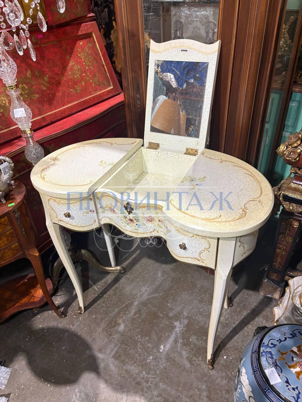 Трюмо/Стол дамский с зеркалом в стиле венецианского барокко