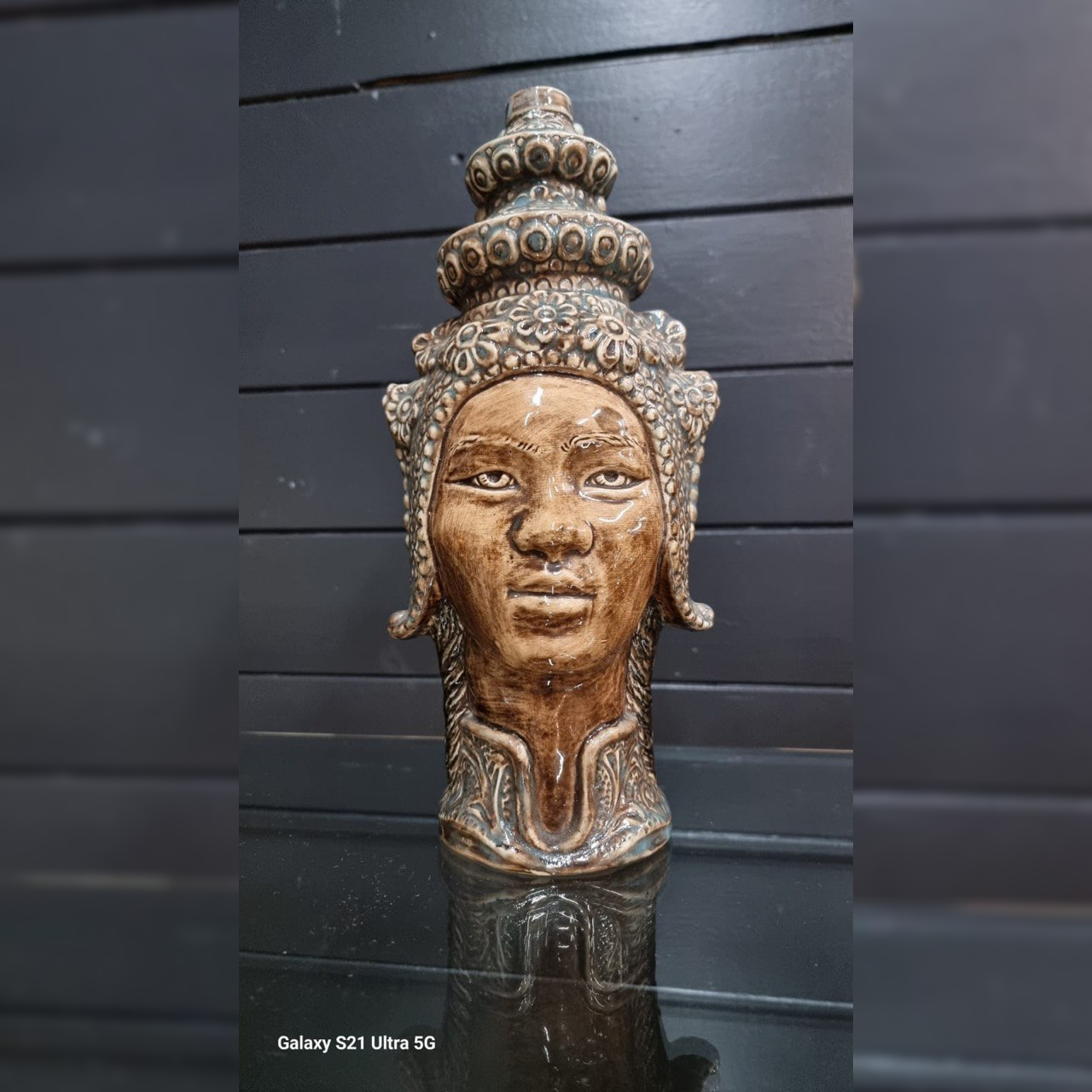 Декоративный элемент/Ваза с крышкой/Бюст в восточном стиле