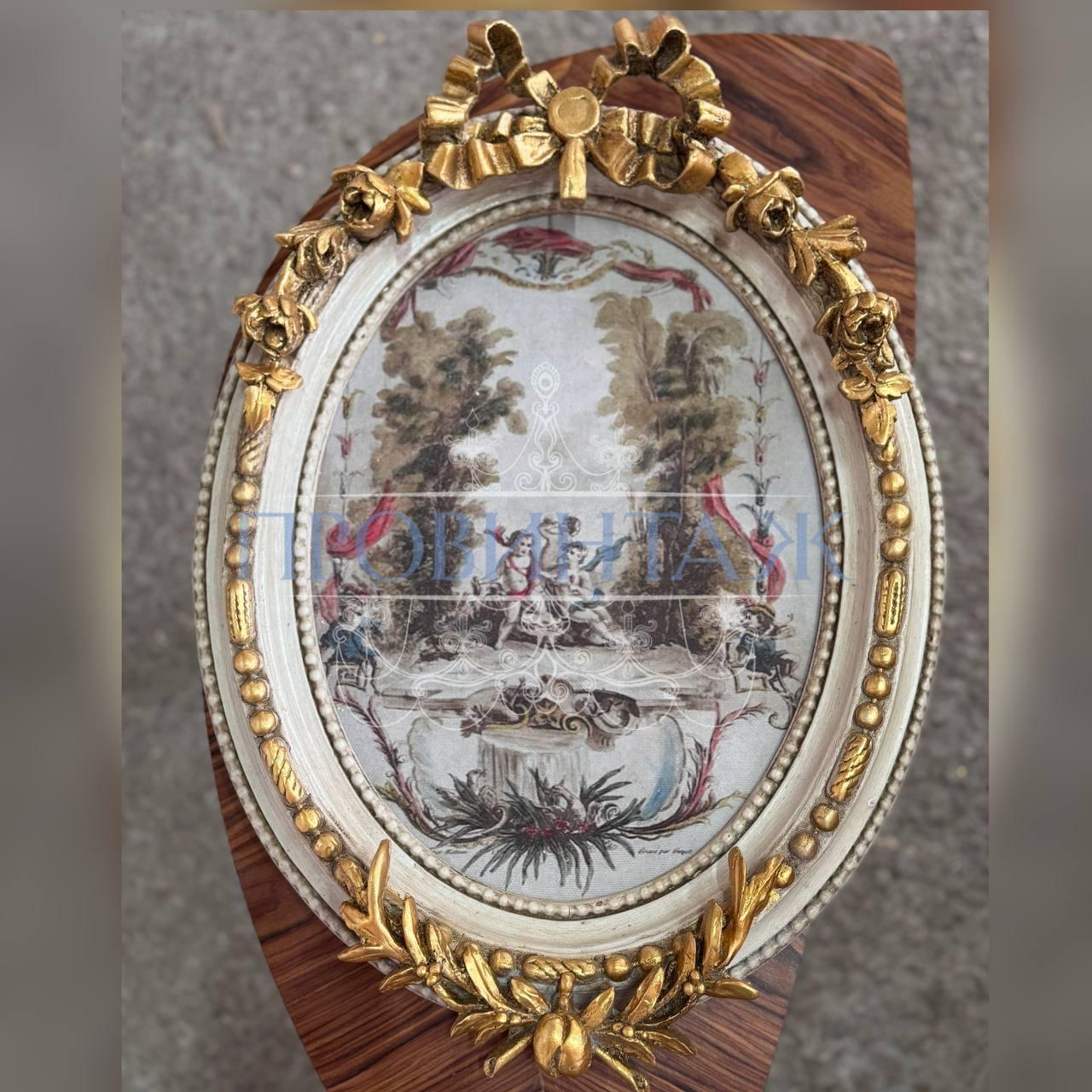 Миниатюра/Картина в раме в стиле Людовика XVI 13