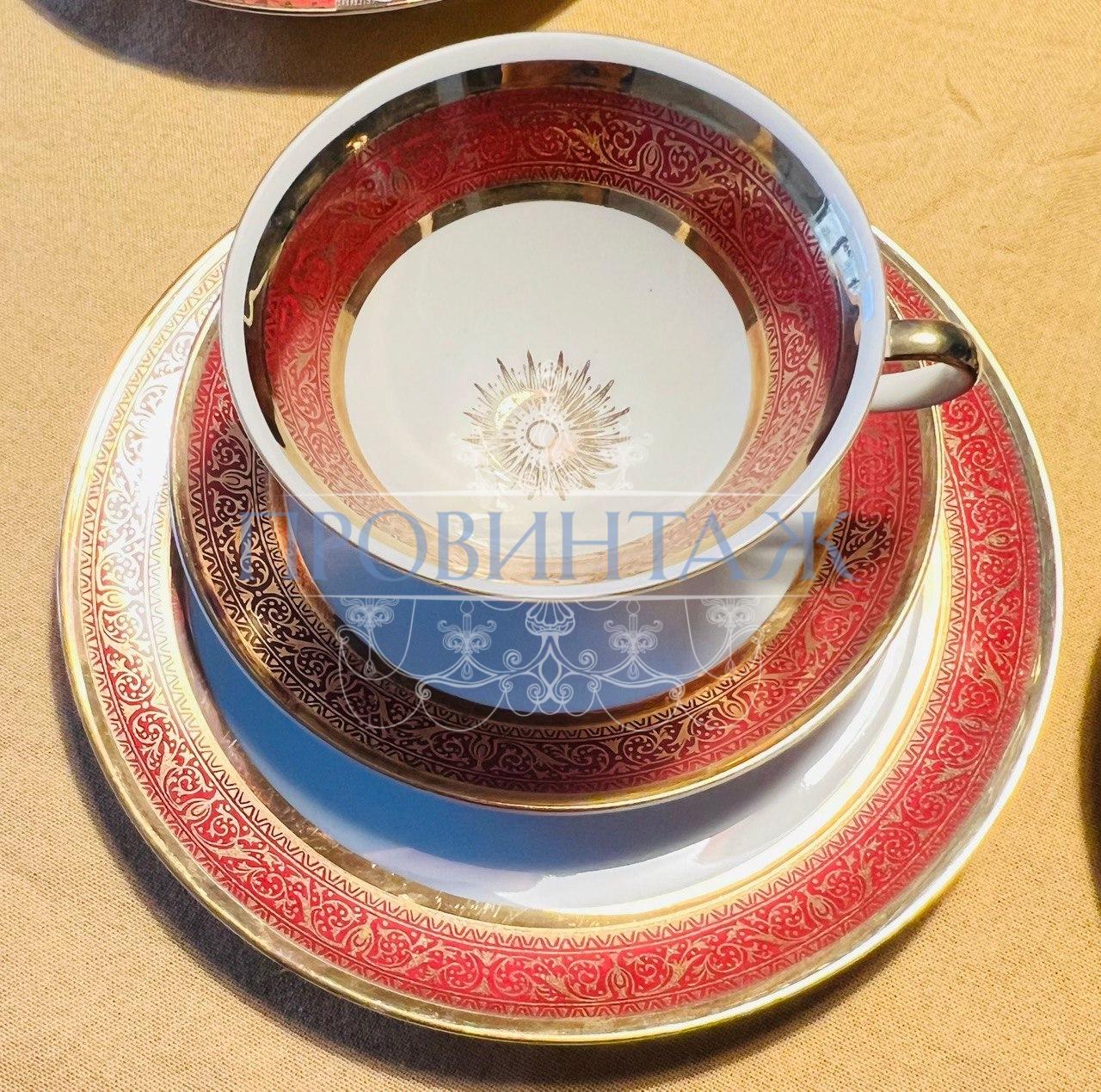 Чайная тройка/Чайное трио винтажное Bavaria Mitterteich 11