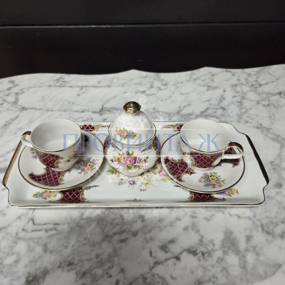 Набор: Блюдо и Тарелка 6 штук 22