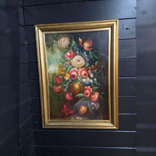 Картина винтажная Цветы