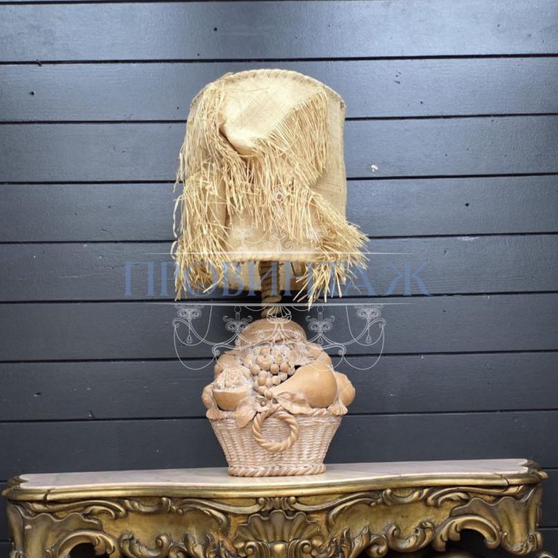 Лампа настольная винтажная