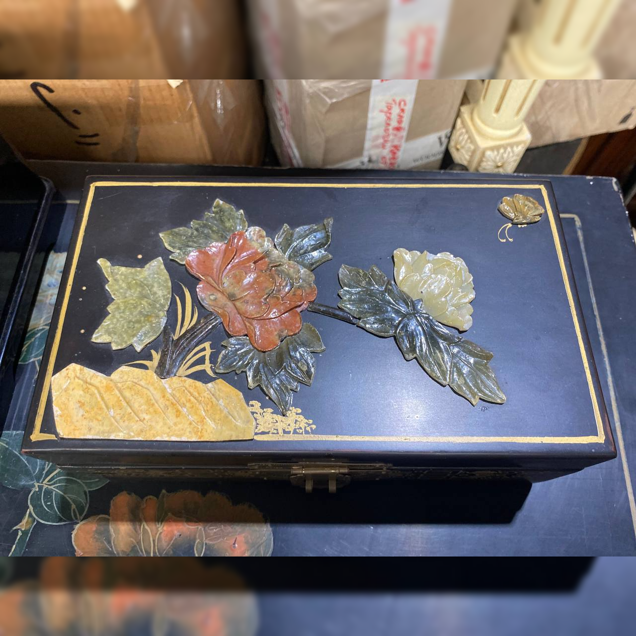 Шкатулка в стиле шинуазри