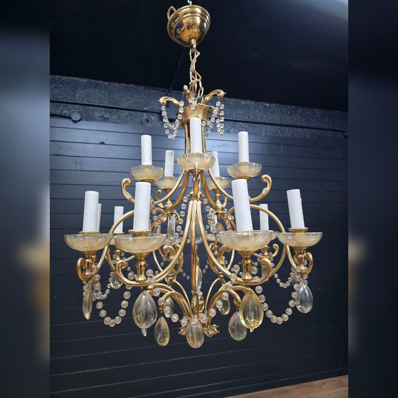 Люстра винтажная