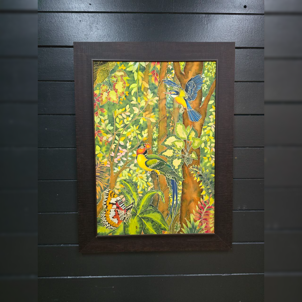 Картина винтажная Попугаи 3 Картина винтажная Попугаи 3