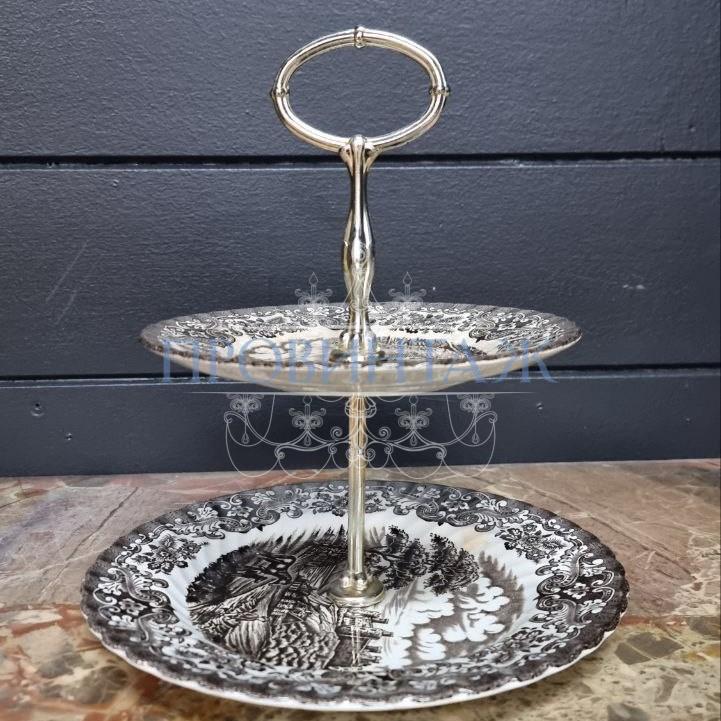 Менажница/Ваза 2х ярусная винтажная 3 Менажница/Ваза 2х ярусная винтажная 3