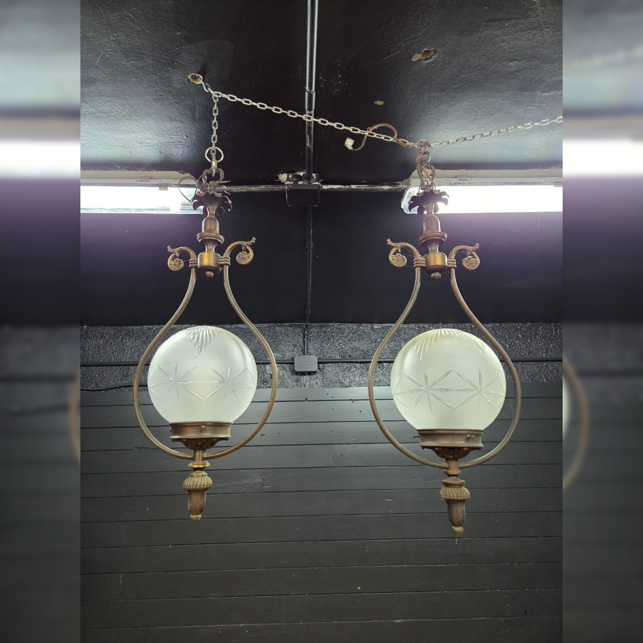 Люстра винтажная 2 штуки