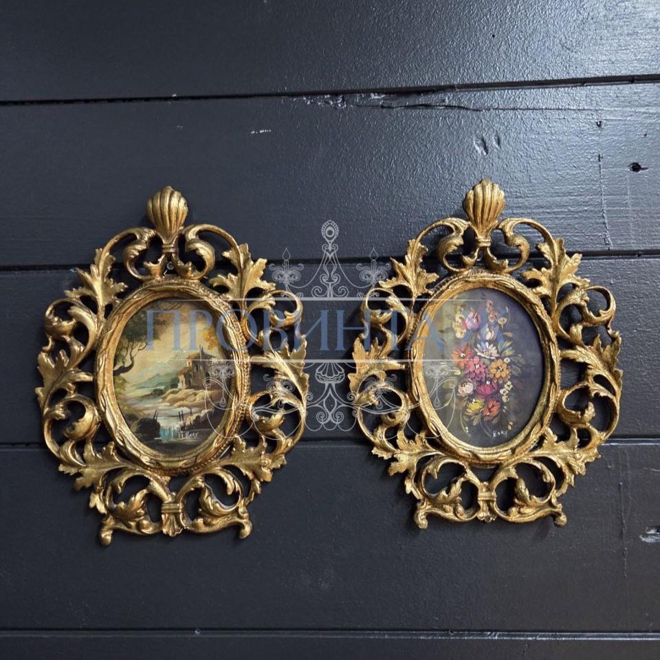 Картина винтажная Портрет/Девочка 2 штуки 19