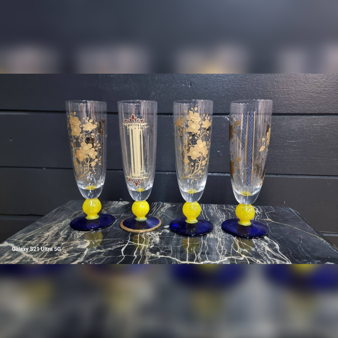 Набор: Бокал/Фужер 4 штуки 17