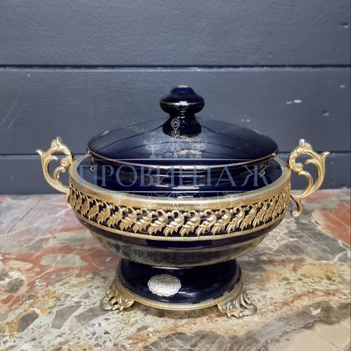 Лампа настольная винтажная с кристаллами Сваровски 4