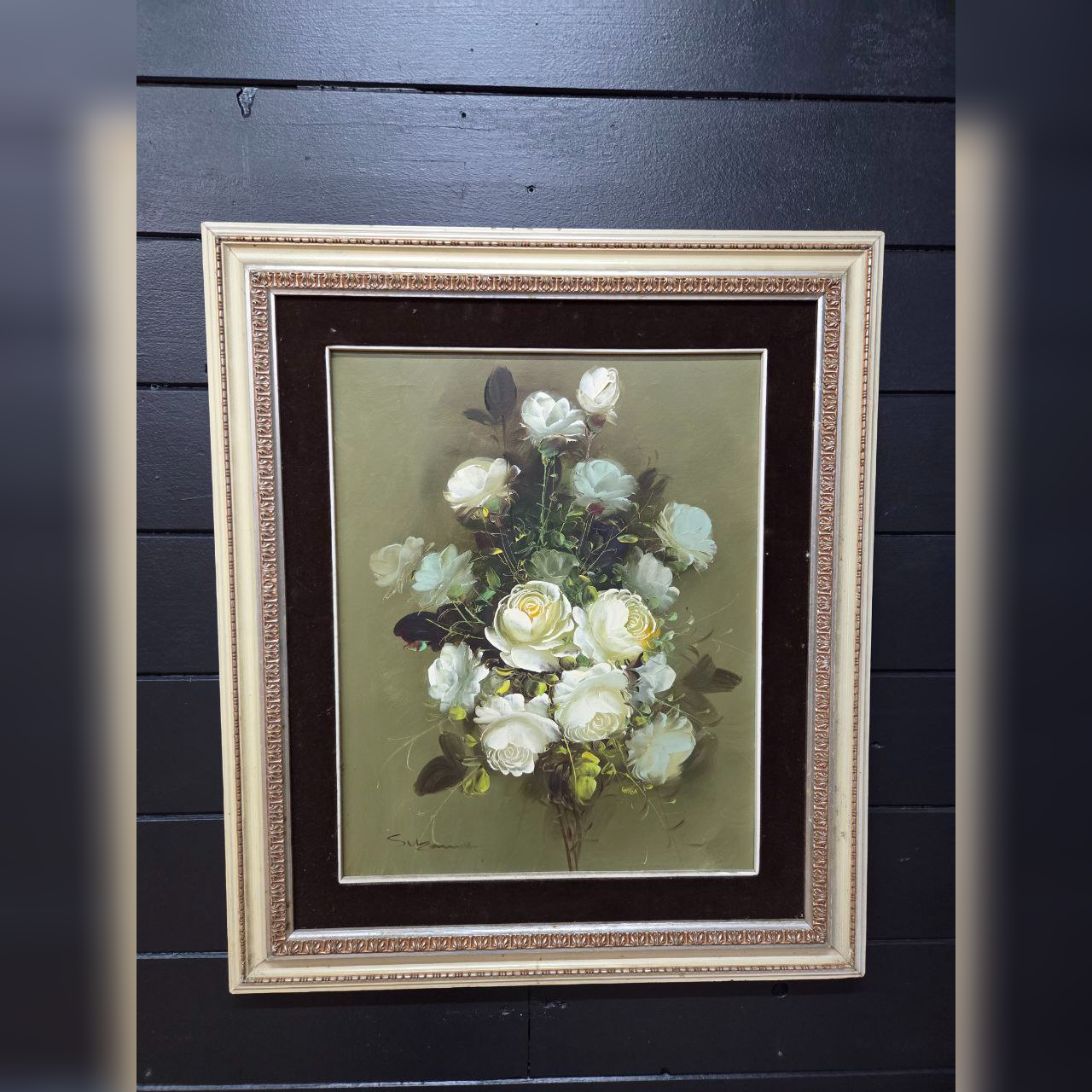 Картина винтажная Цветы