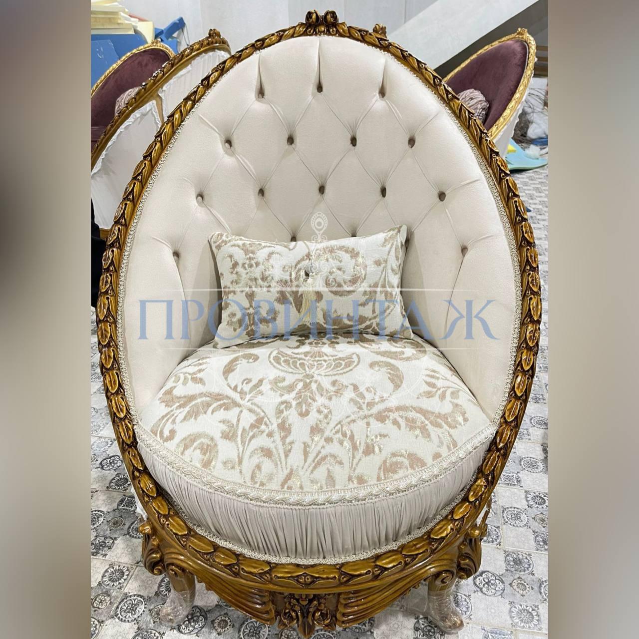 Канапе/Кресло в стиле венецианского барокко 3 Канапе/Кресло в стиле венецианского барокко 3