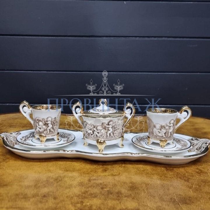 Набор кофейный на 2 персоны от Каподимонте 3 Набор кофейный на 2 персоны от Каподимонте 3